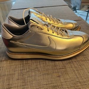 Brand New Mens Nike Silver Sneaker size 10